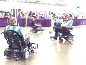 Power wheelchair soccer
